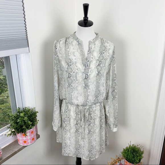 Hilary Radley Snakeskin Tunic Dress